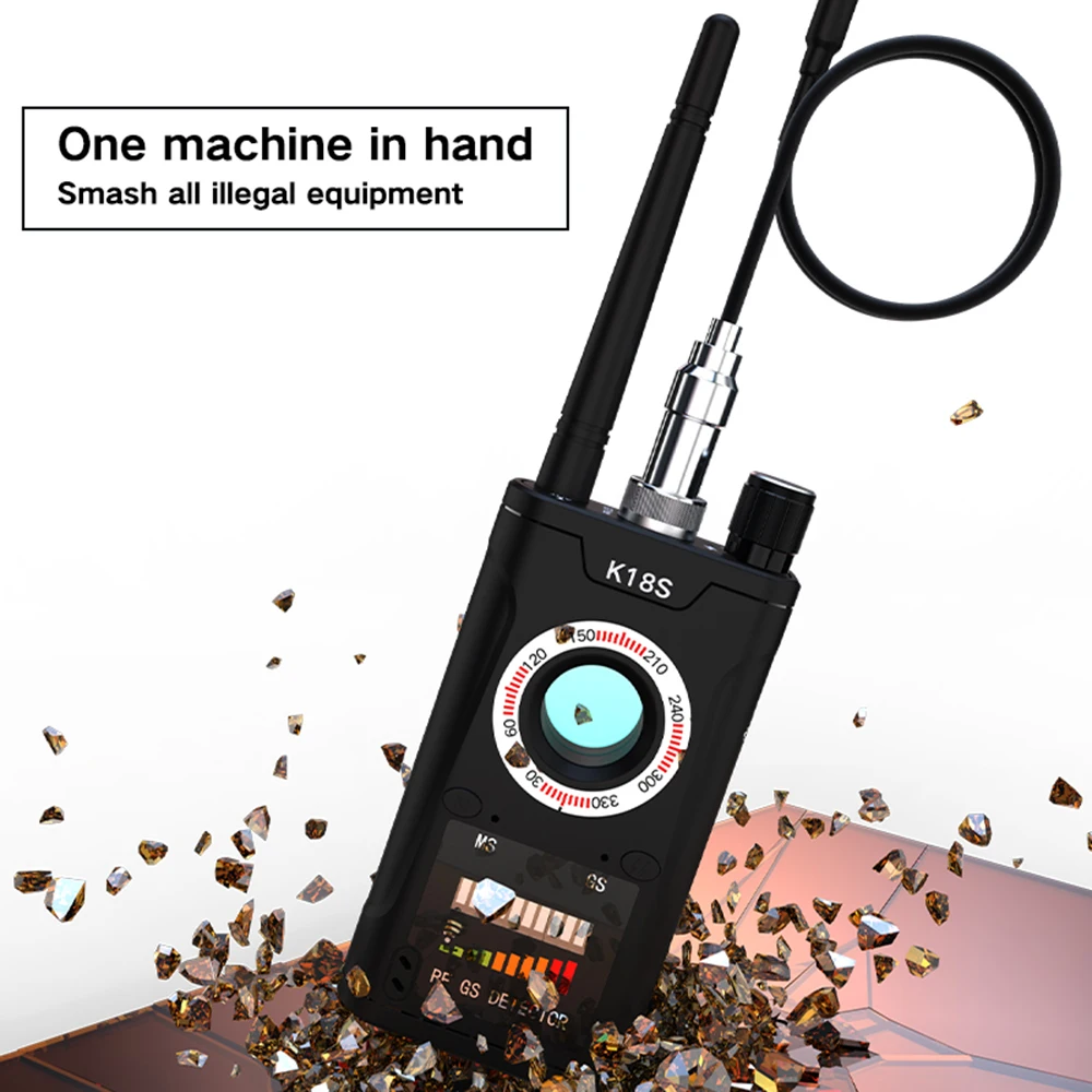 Détecteur de caméra à signal RF multifonctionnel, localisateur GPS, K18S, 101 Finder
