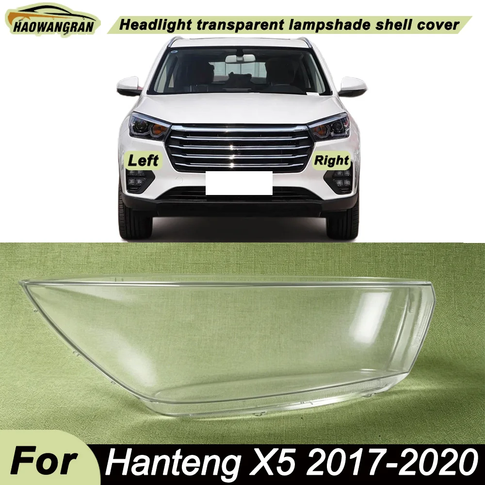 

Transparent Shade Mask Headlight Cover Lampshade Headlamp Shell Plexiglass Auto Replacement Parts 2017 2018-2020 For Hanteng X5