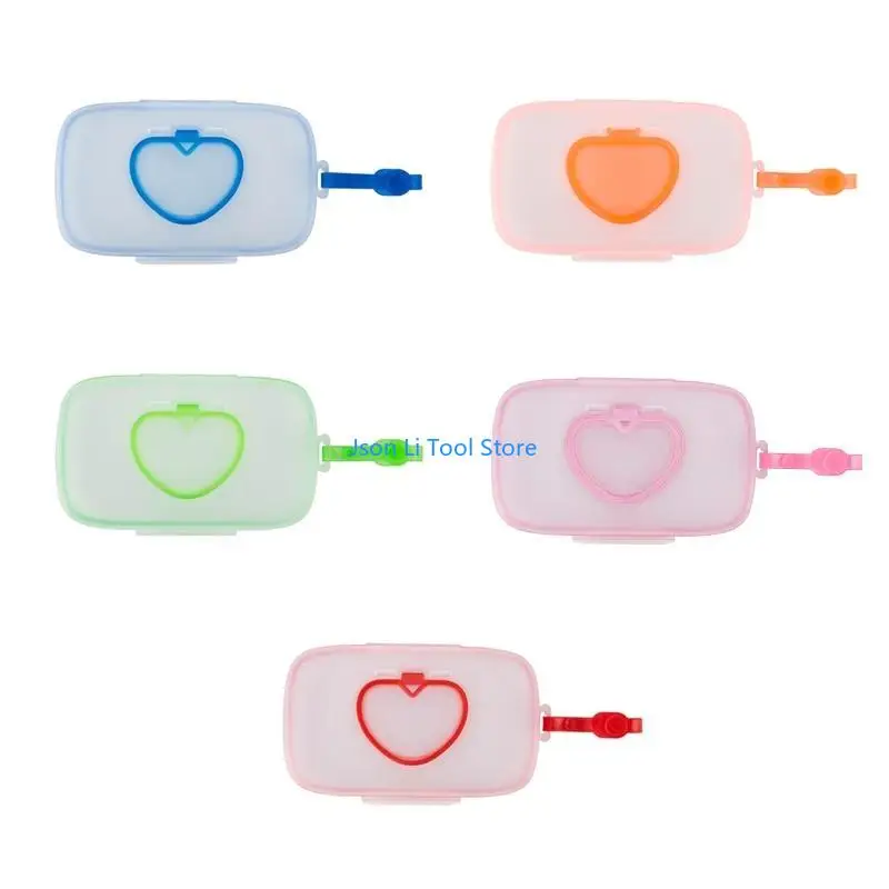 Y08D Baby Wipe Trình phân phối động có thể nạp lại hộp ướt hộp chứa hộp đựng du lịch có thể sử dụng lại để lưu trữ trường hợp