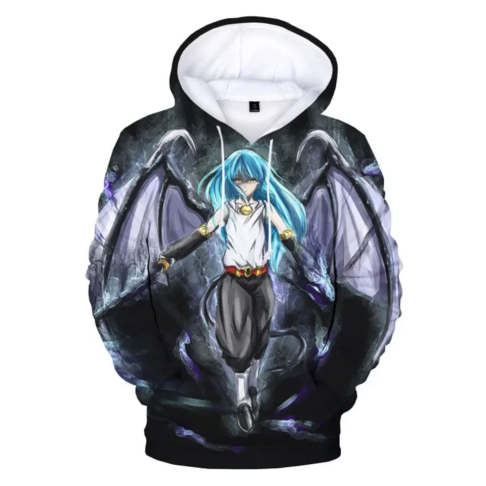 Japanese Anime hoodies Rimuru Tempest 3D Printed Hoodie Unisex cosplay costume Oversize Sweatshirt Fashion Fall Winter Casual