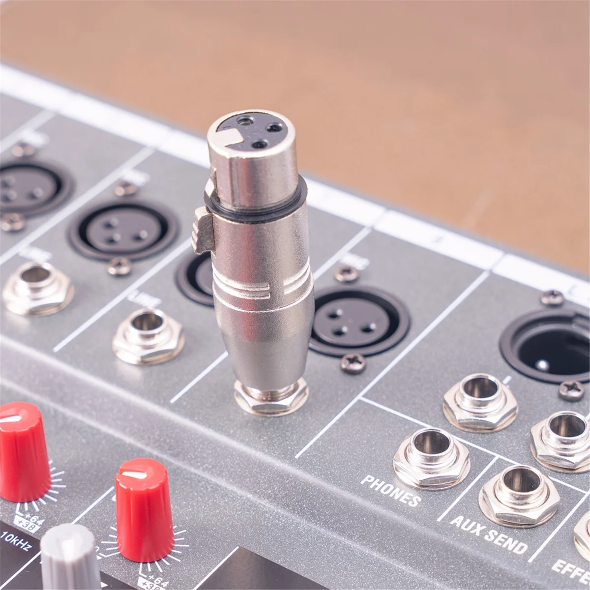 

5Pcs Unbalanced XLR Female to 1/4 Inch Mono Male Plug Cable Adapter 6.35mm Male to XLR Female for Mixers, Microphones-[SSR]