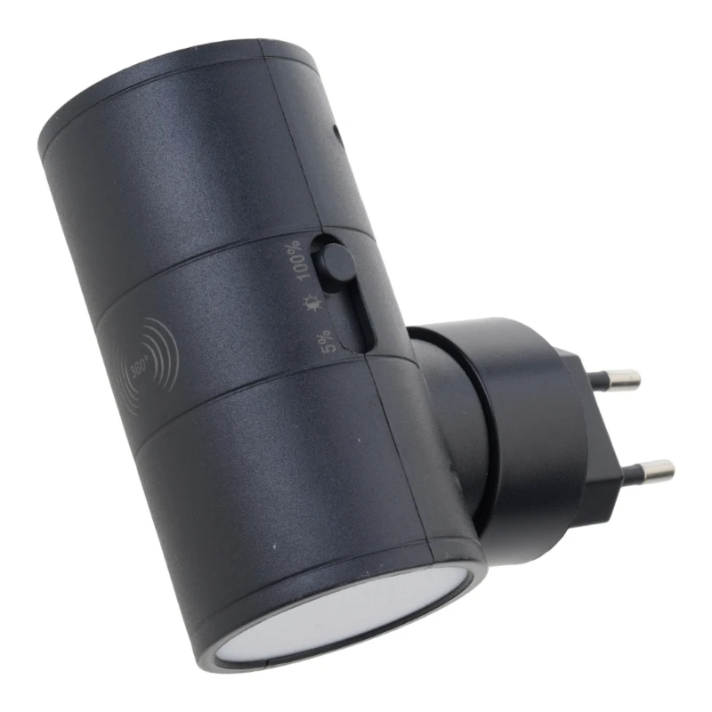 96BA 360 Degree Rotating Sensoring Light Plugs In Type For Home Office Garage