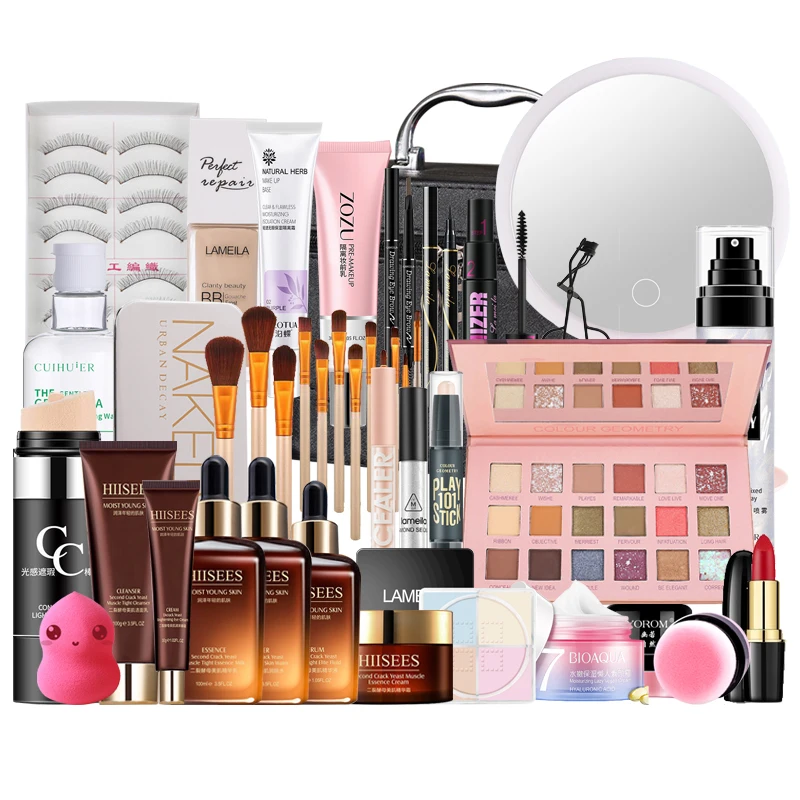 

Full set of cosmetics set, color makeup set, gift box, beginner and beginner set