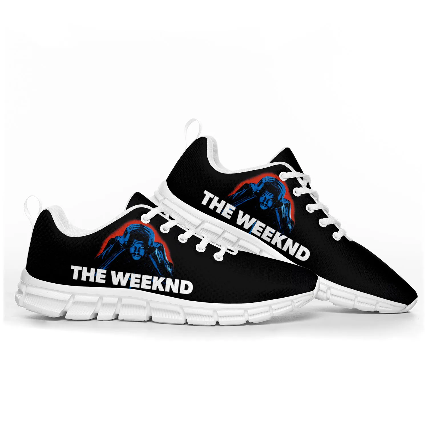 The Weeknd Singer Pop Sports Shoes Mens Womens Teenager Kids Children Sneakers Casual Custom High Quality Couple Shoes White