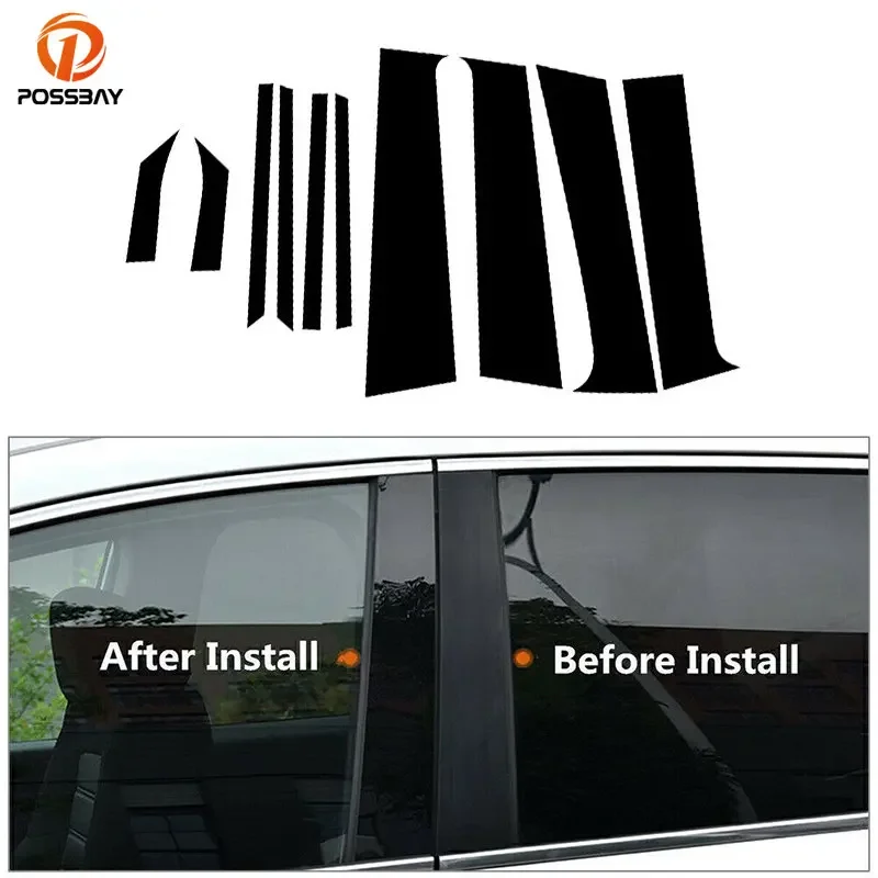 Window Door Column B C Pillar Post Cover Trim for Opel Mokka X 2016-2019 Decoration Stickers Styling fit Buick Encore 2013-2022