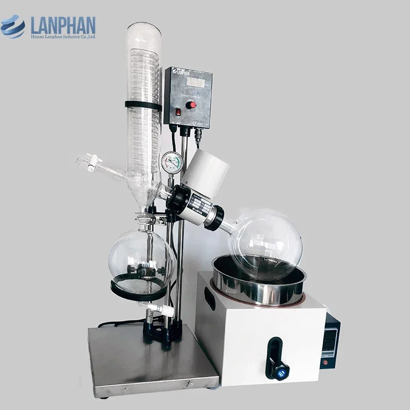 Henan 5l Rotary Evaporator 5l 50l Lab Industrial Rotovape Essential Oil Distillation Machine Equipment