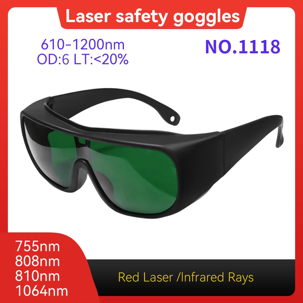 Laser Protection  laser glasses 10600nm OD6 UV400 532nm 808nm 1064nm Laser Safety Glasses IPL glases Laser Protective glasses