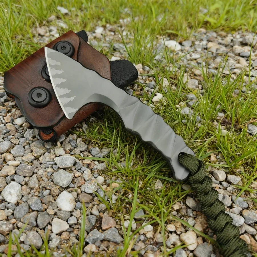 

Миниатюрный маленький топор, полностью изготовленный из стали D2, портативный бытовой нож для фруктов EDC, портативный нож для инструментов, практичный нож для резки, лучший подарок