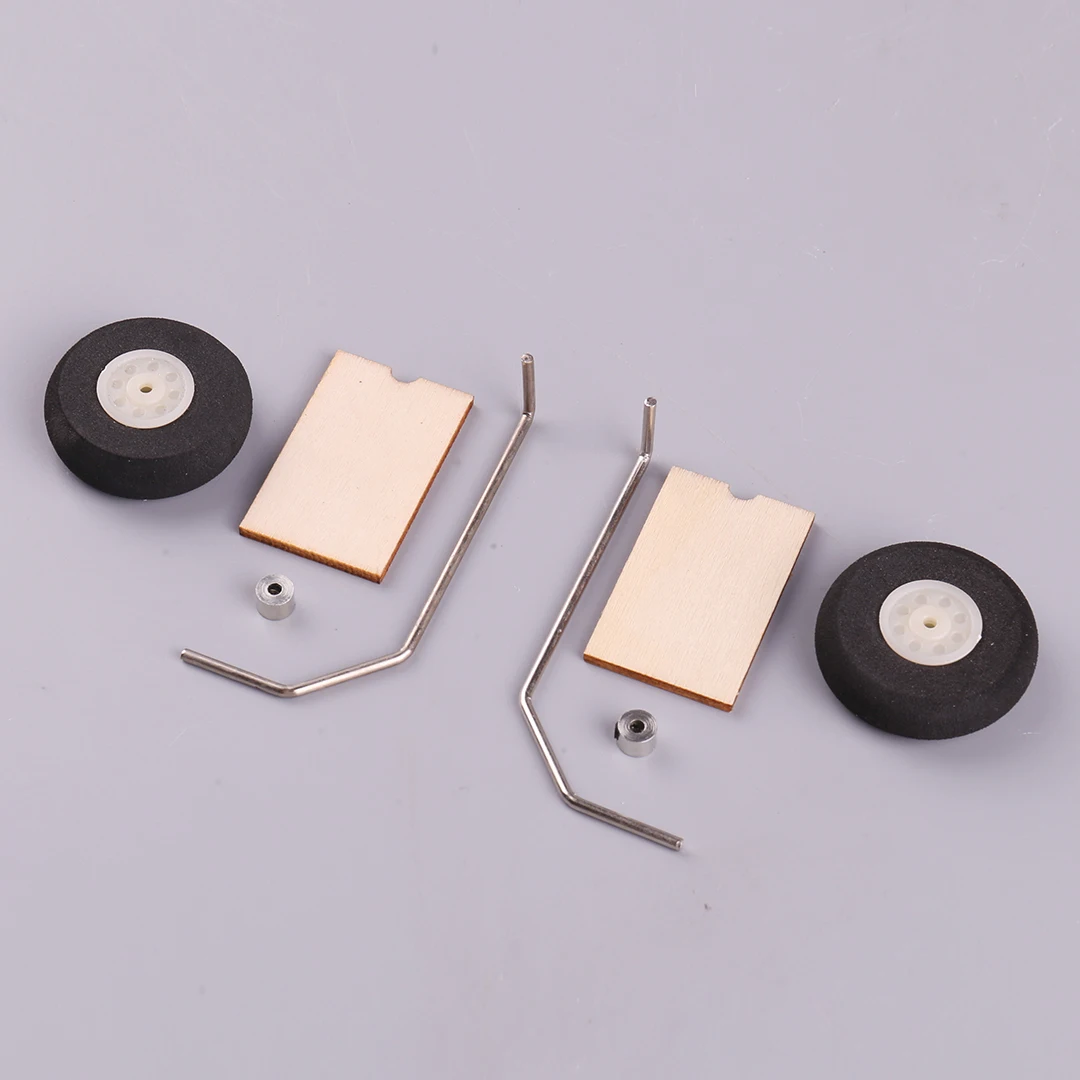 SU27 KT – ensemble de train d'atterrissage en métal avec direction de roue avant pour pièces de Kit de modèle d'avion à voilure fixe