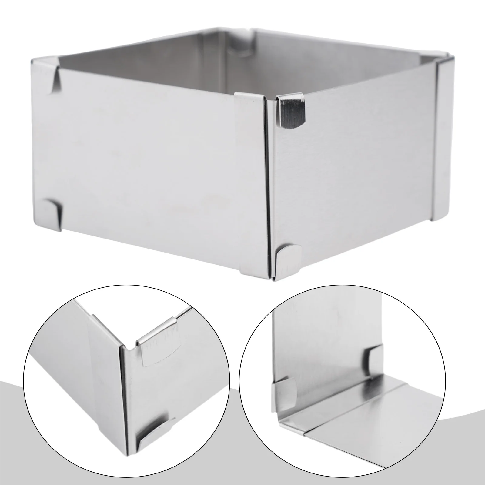 

Baking Enthusiasts Home Kitchen Baking Classes Adjustable Mousse Ring High Temperature Resistant Versatile Home Baking