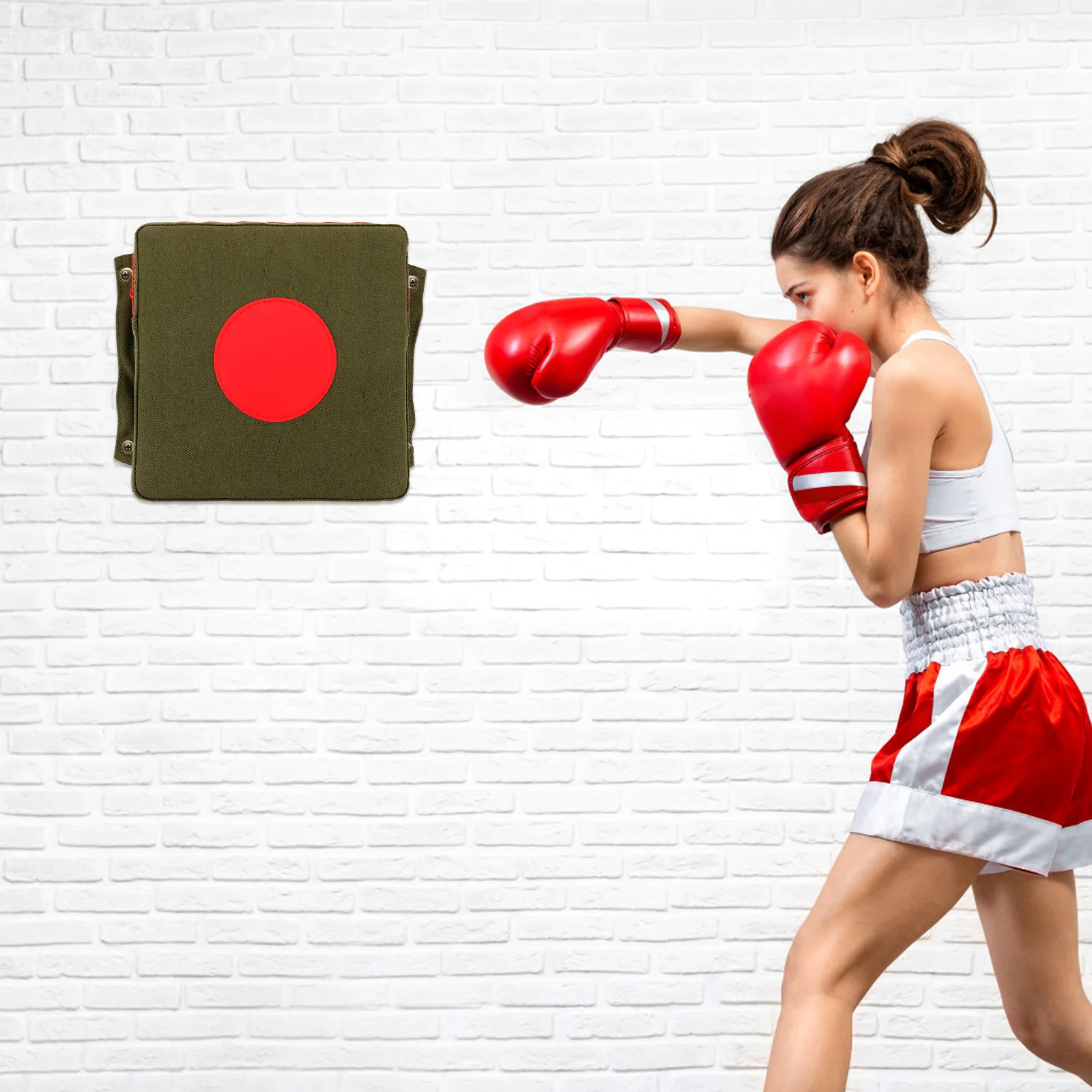 

Boxing Knuckle Pads Target Mount Punching Bag Wall-mounted Fitness
