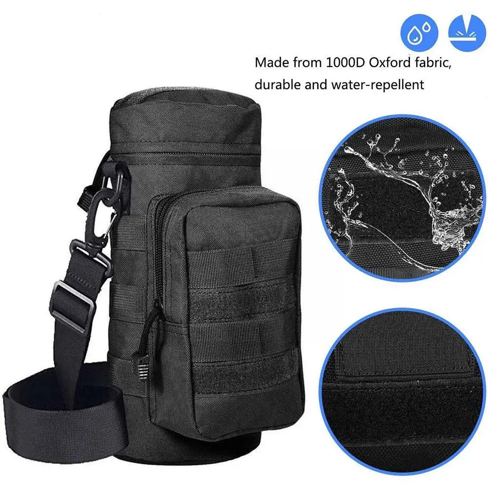 Sac d'hydratation Molle Electrolux avec sangle, porte-bouteille d'eau, bouilloire, poudres, convient jusqu'à 32 oz, randonnée, pêche