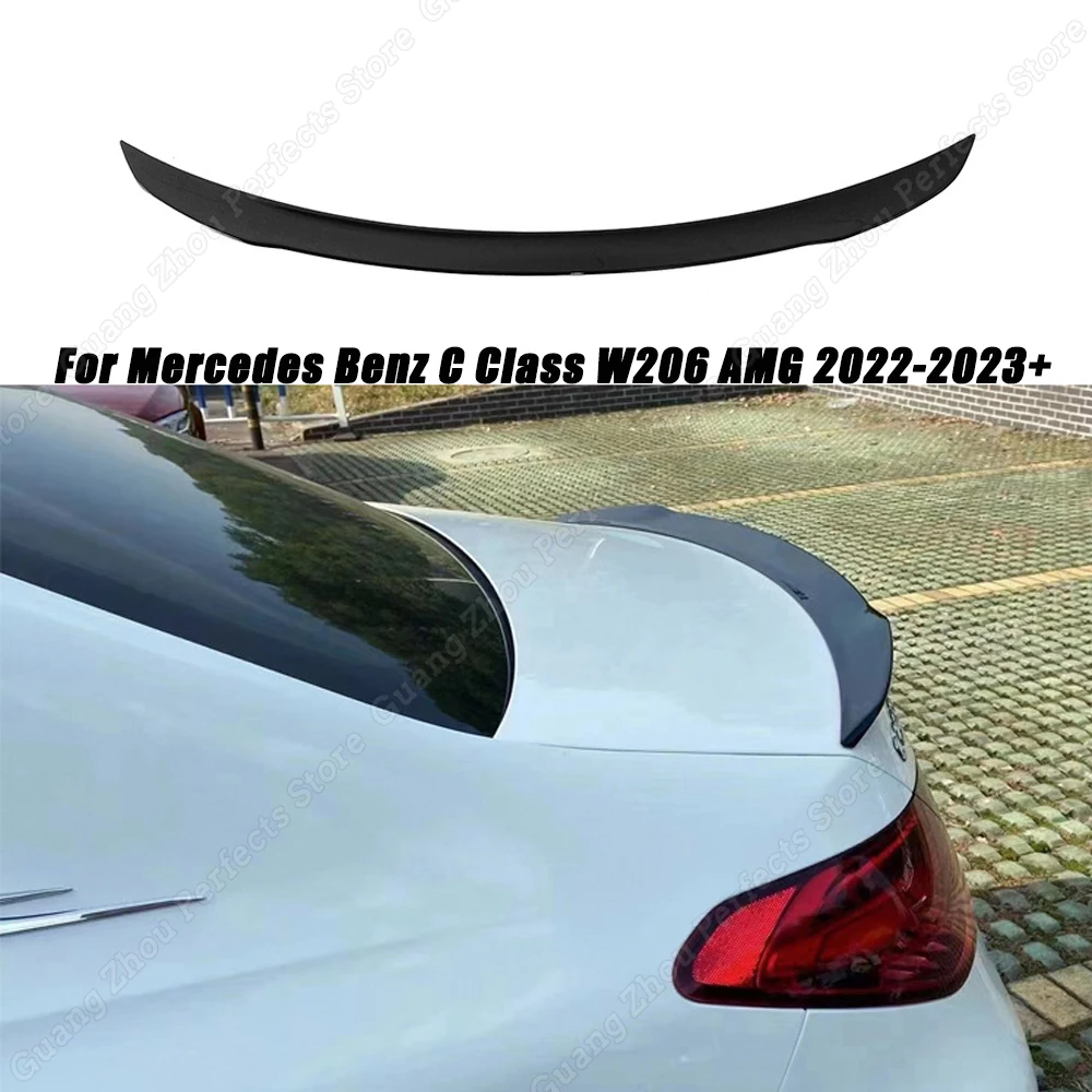 For Mercedes Benz C Class W206 AMG 2022-2023+ Rear Spoiler Wing Tail High-performanc Air Dam Styling Tuning Accessories Refit