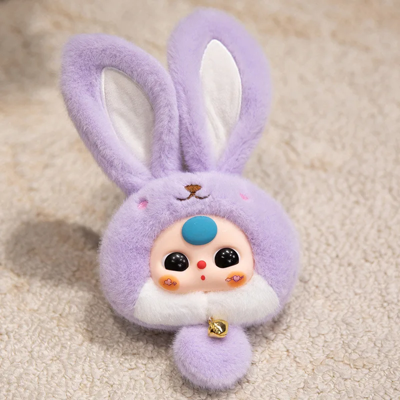 Para o bebê três kawaii animal de pelúcia chaveiro brinquedo anime figura brinquedos criativo dos desenhos animados boneca saco pingente ornamento surpresa aniversário g