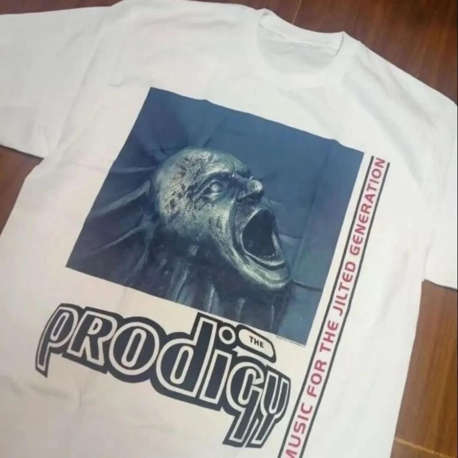 The Prodigy Music for Jilted Generation Cotton White T Shirt S 5XL EN705 vintage Washed Unisex Top For Everyday Wear