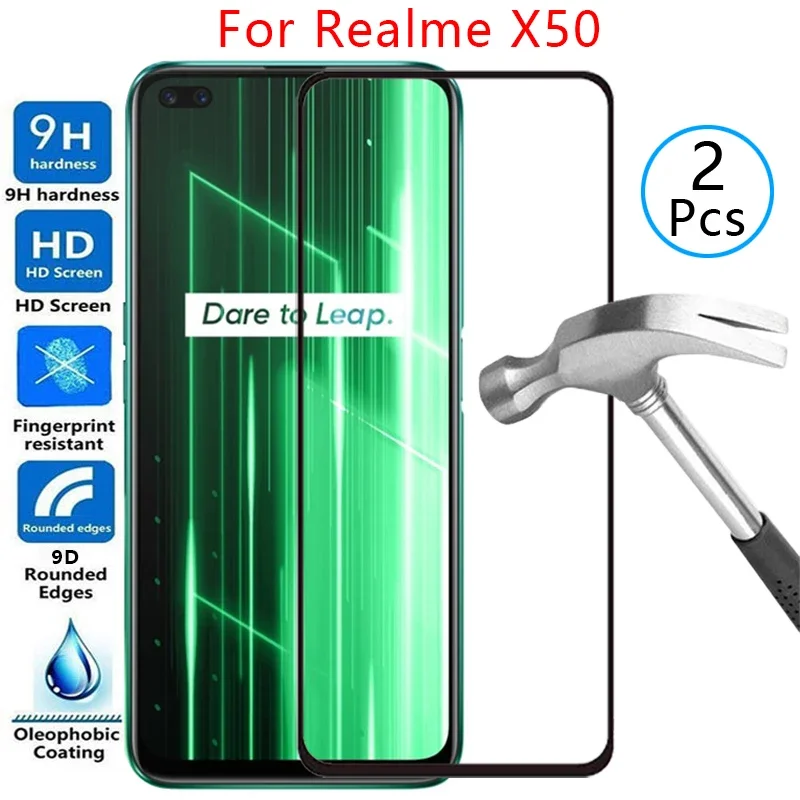 Закаленное стекло для realme x50 x50m 5g чехол Обложка для realmex50 realmi x 50 m 50x realmix50 чехол для телефона reame relme ralme real me