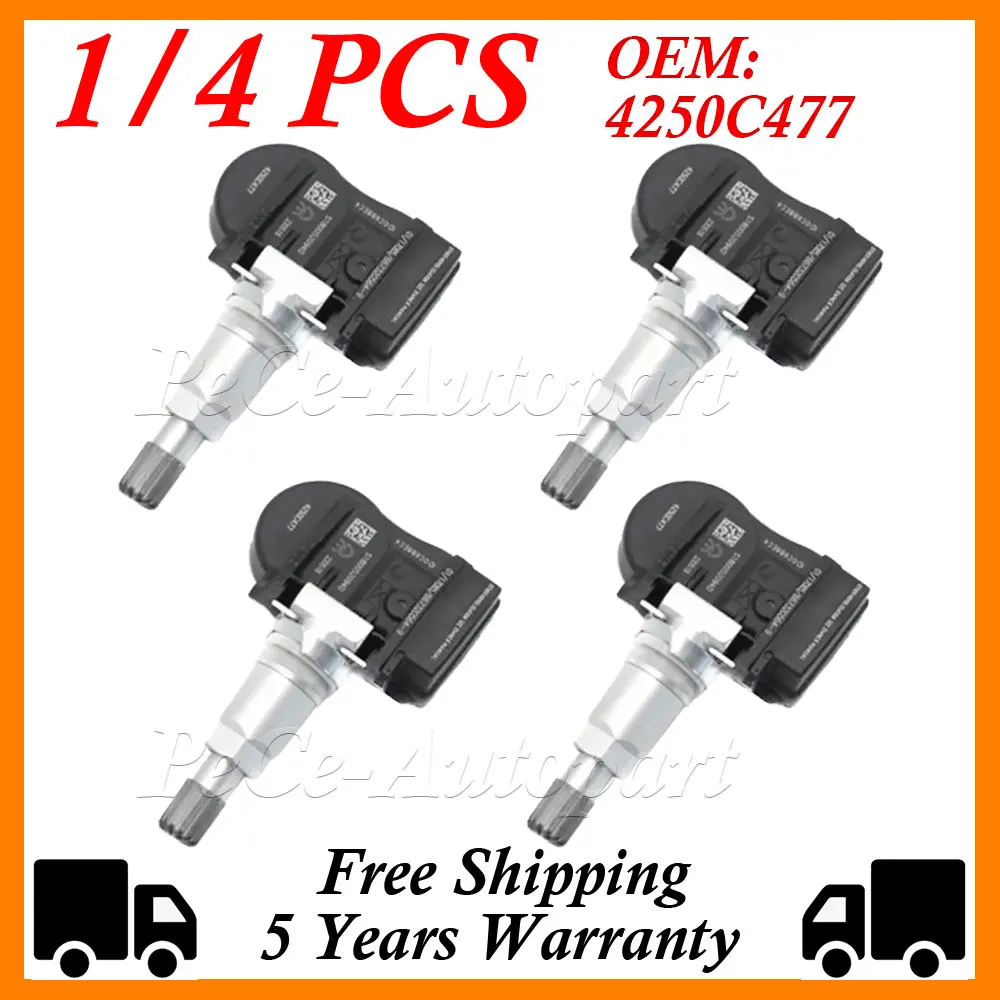 1/4PCS Car Tire Pre…