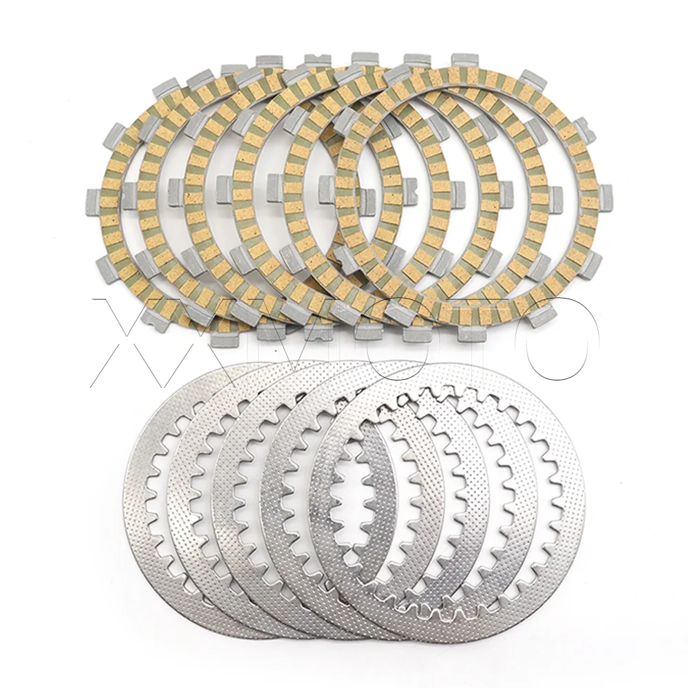 For Suzuki TS125 TU125 TS250 GT185 TS185 GT200 SB200 SX200 XTC125 TS TU 125 GT 185 200 Motorcycle Clutch Plate Friction Disc Kit
