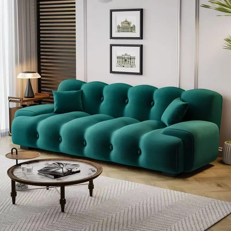 Fabric sofa bed dual-purpose folding multi-functional small apartment double triple modern simple living room