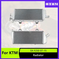 OTOM 2007-2015 radiador de aluminio para motocicleta enfriador refrigerante para KTM HUSQVARNA FC XCF SXF SMR FS 250 350 450 Dirt Bike
