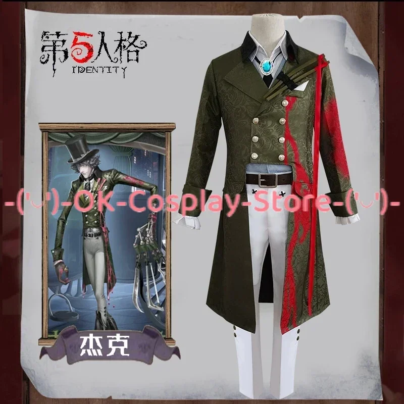 Game Identity V the Ripper Jack Cosplay Costume Fancy Party Suit Halloween Carnival Uniforms Anime Clothing Custom Made