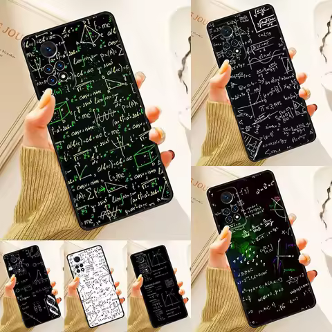 Chemical Math Formula Case For Samsung Galaxy S24 Plus S23 S20 S21FE Lite S22 Ultra Note 20 S8 S9 S10 Phone Coque