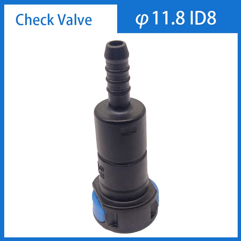 11.8 ID8 Auto Car Inline Check Valve For Fuel Liquid Valve Auto Car Repair Parts High Quality Hot Sale