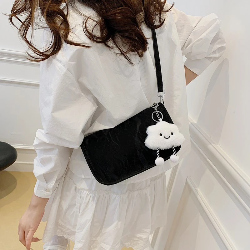 

Stylish Leather Crossbody Bag For Women Convertible Shoulder Handbag With Detachable Chain Luxury Designer