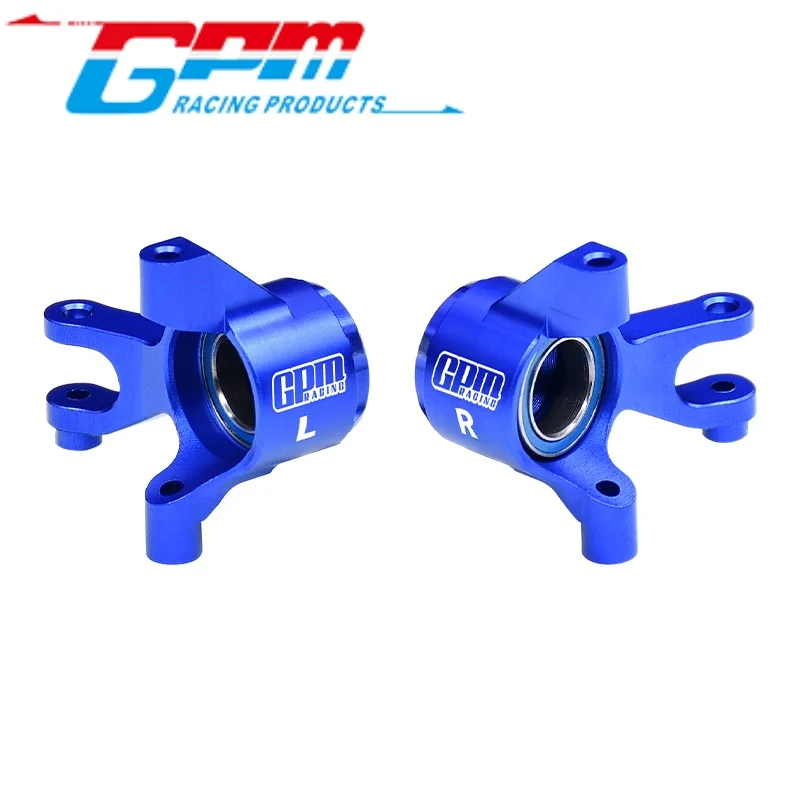 GPM TXMM021 7075 ALLOY FRONT STEERING BLOCKS WITH OVERSIZE BEARING FOR TRAXXAS MINI MAXX / MINI XRT / MINI SLASH / MinRC Upgrade