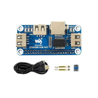5V Ethernet Expansion Board USB HUB Module HAT Shield Starter Kit for RPI Raspberry Pi 0 Zero 2 W 0W 2 W 3B Plus 3 4 Model B 4B
