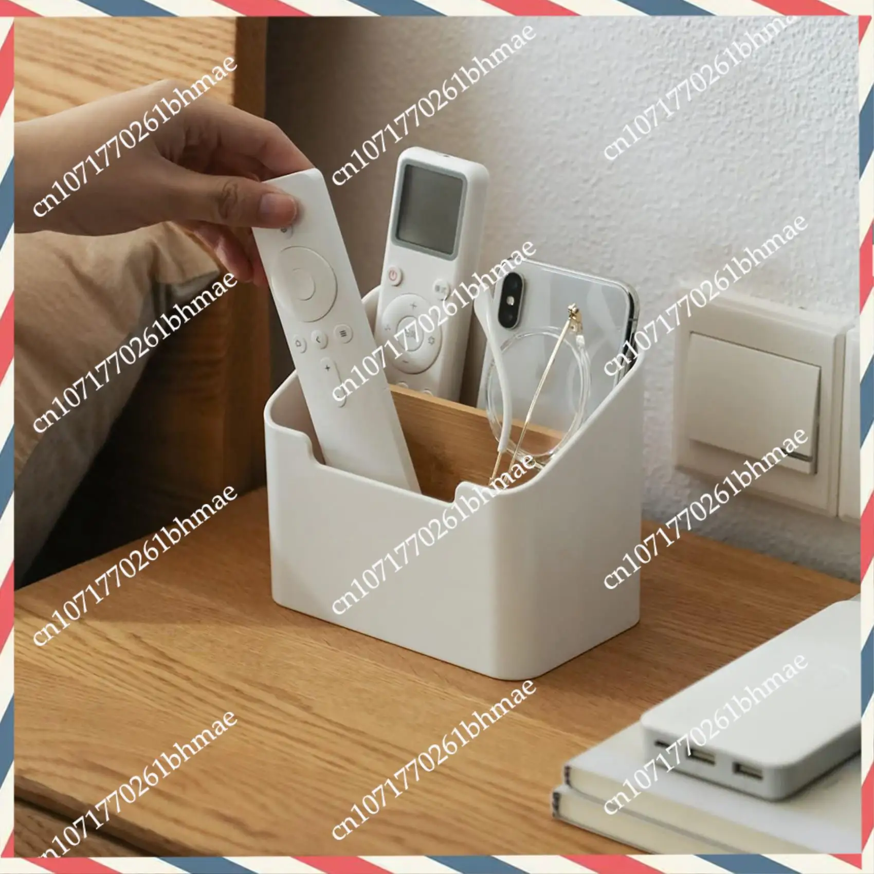 -A21Z Remote Control Holder Desk Storage Organizer Box Container For Desk, Office Supplies, Home