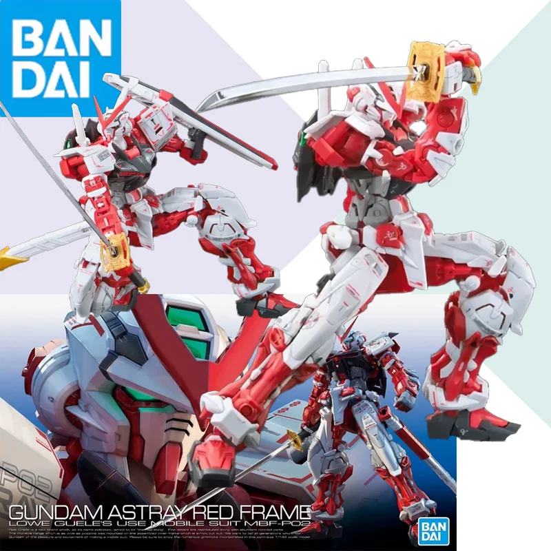 

Оригинальная модель BANDAI Gundam RG 1/144 GUNDAM ASTRAY RED FRAME, сборная коллекционная фигурка, игрушка-подарок для детей