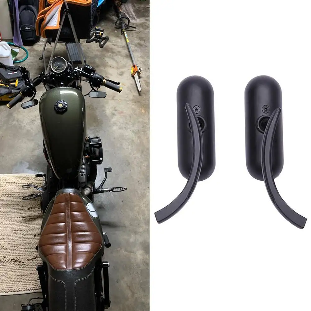Universal Motorrad 10mm/8mm Mini Oval Rückansicht Seitenspiegel Für Harley Suzuki Honda Yamaha Kawasaki