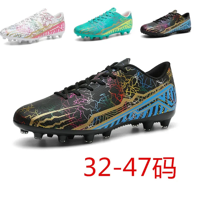 

New Professional Men Women Football Boots Training Sneakers Soccer Shoes Breathable Outdoor Sports Match High-quality Turf TF/FG