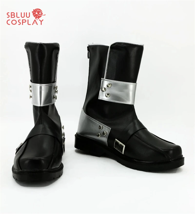 SBluuCosplay Sword Art Online Kirigaya Kazuto/Kirito Cosplay Shoes Black Boots Custom Made