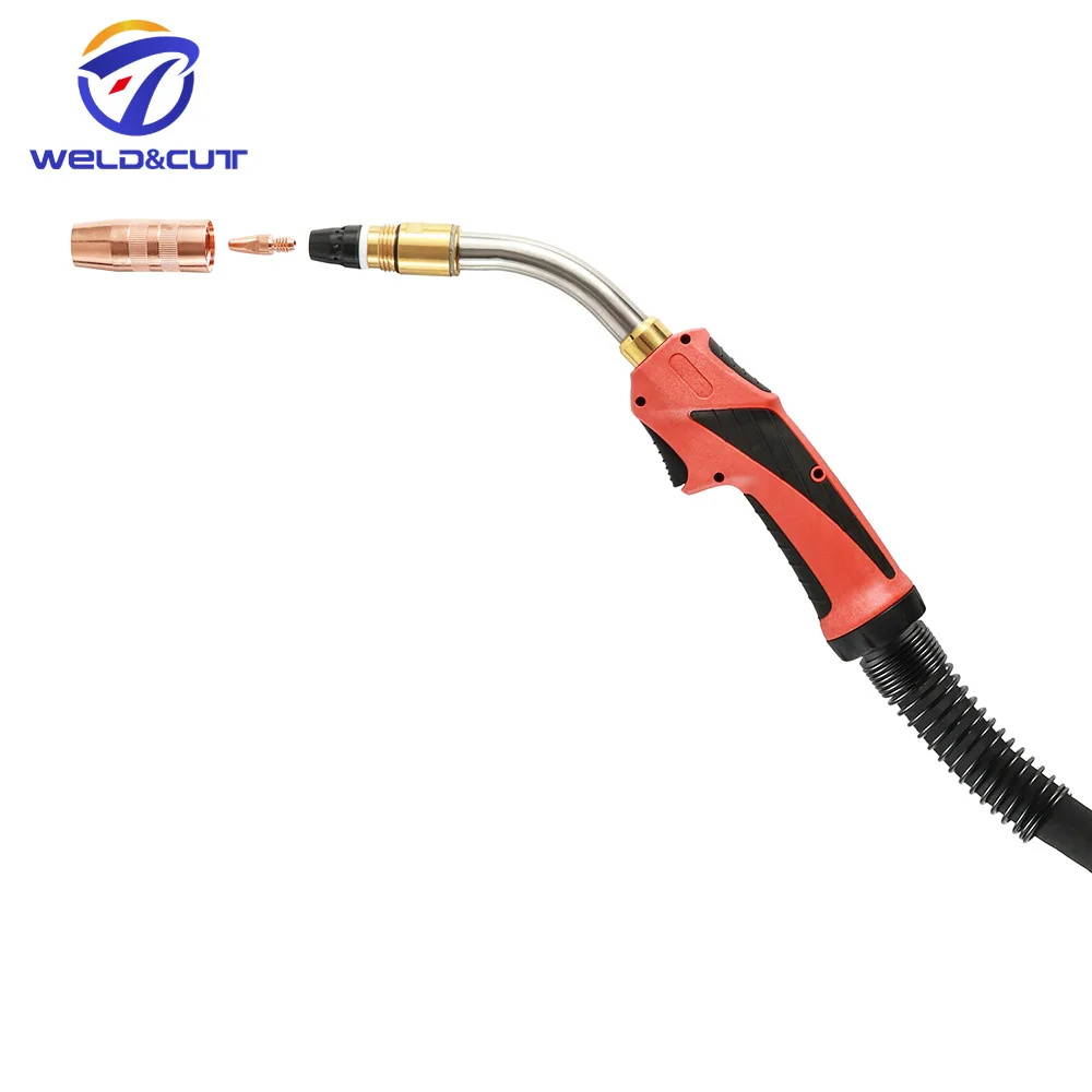 

Logo Welding Torch FNS W500i Water Cooled 500Amp Mixed Gases Mig Welding with Consumables