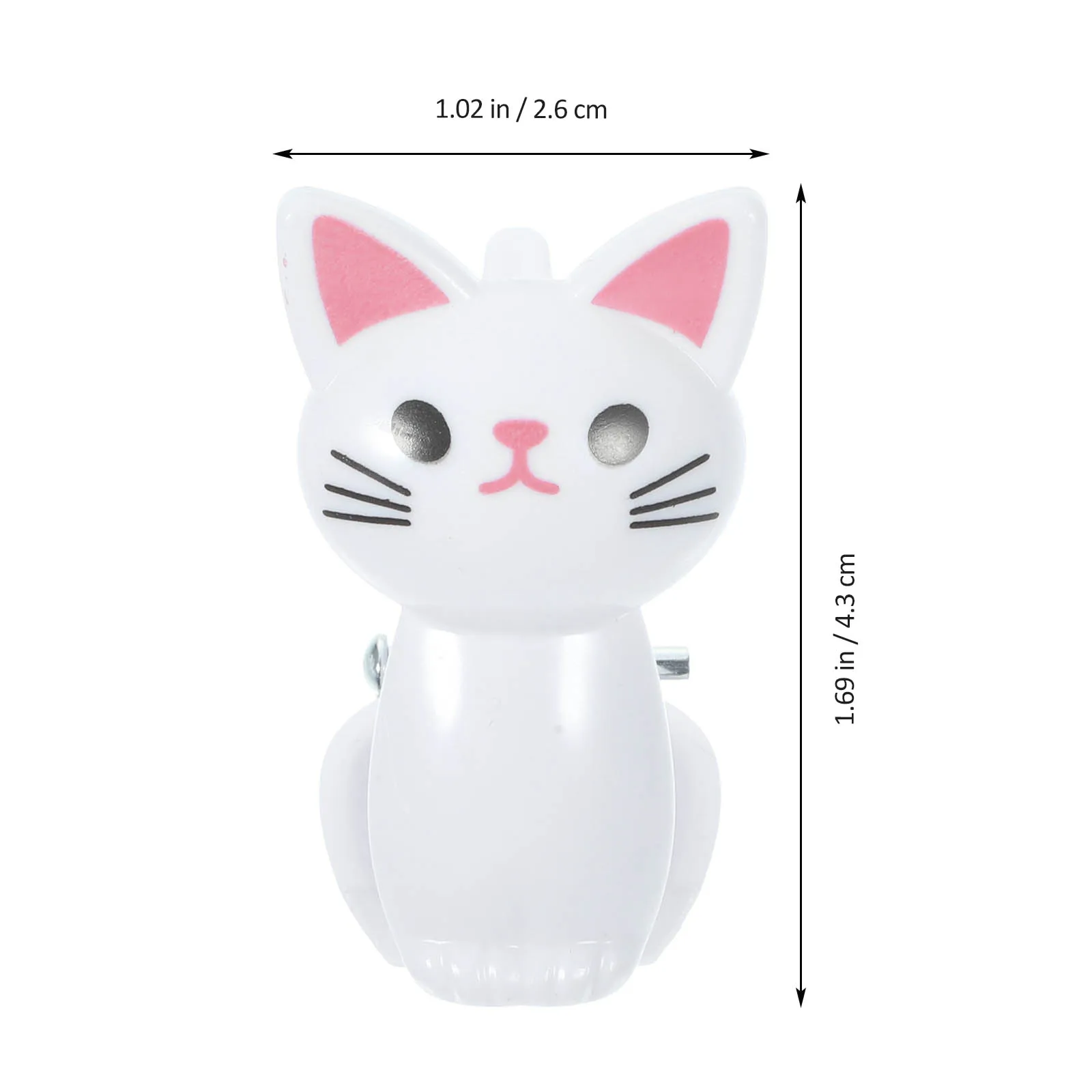 8pcs Cat Shape Food Bag Clips Reusable Sealing Clamps For Snacks Chips Bread Food Multi Purpose Plastic Clips Kitchen