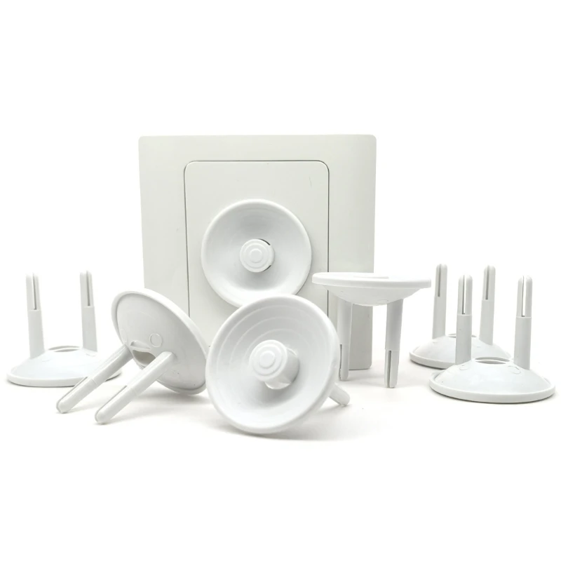

10pcs Baby Safety Socket Covers European Electrical Outlet Protectors Anti-electric Shock Socket Cover Child Safe Protection