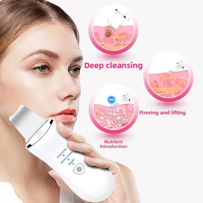 

Уход за кожей Ems Инструменты для красоты лица Устройство для очищения пор лица Ультразвуковой пилинг-машина Инструмент для ионного ввода