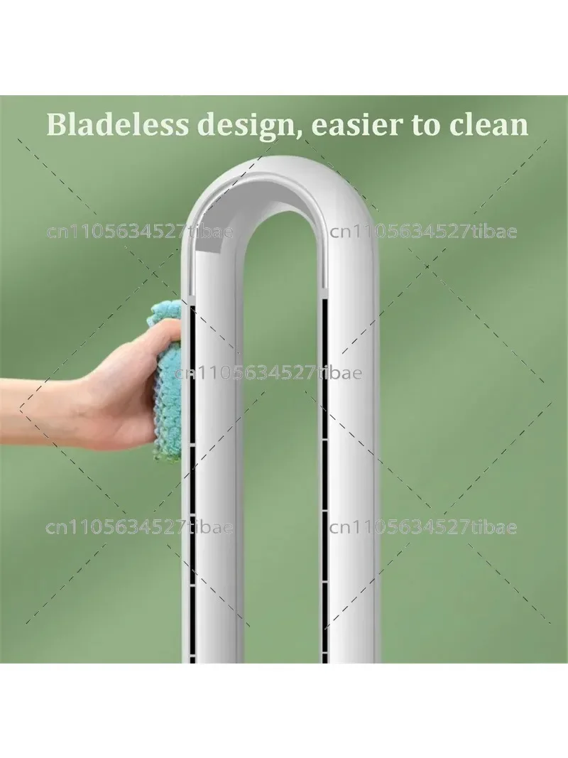 Vertical Oscillating Bladeless Fan Household Tower Fan with Remote Quiet And Energy-Efficient Air Cooler for Home Comfort