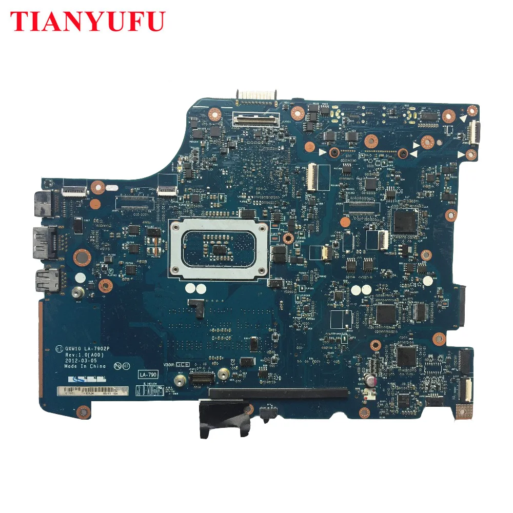 For DELL Latitude E5530 Laptop motherboard LA-7902P LA-7904P MOTHERBOARD SLJ8C PGA 989 DDR3 Notebook Mainboard