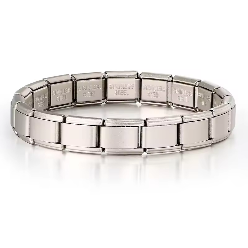 2025 New Men and Women Starry Colors 18 Pieces Italian Charm Fit 9mm Stainless Steel Modular Bracelet Wholesale Jewelry - Image 12