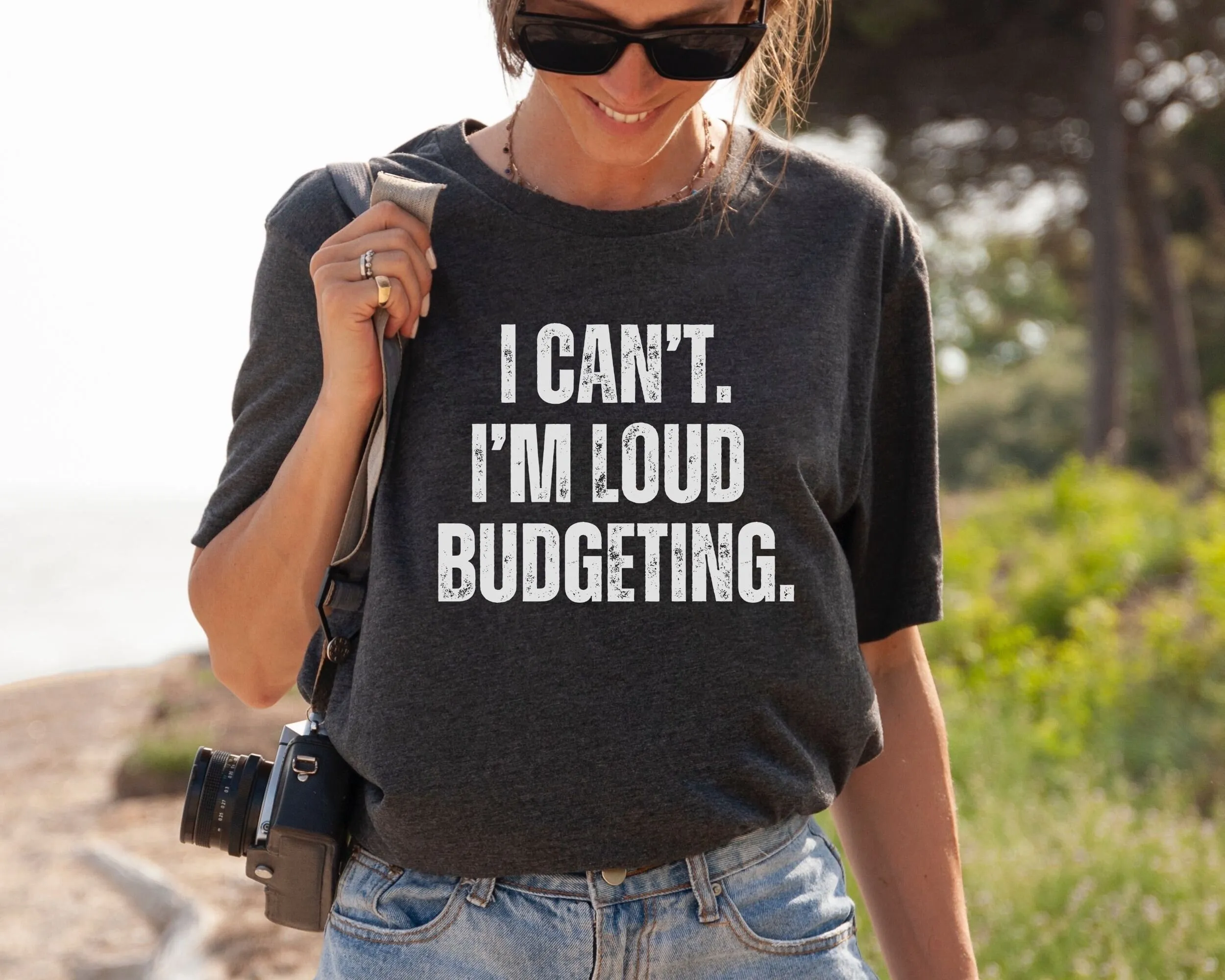 Loud Budgeting Social Media Trend T Shirt Wealth Under 35 Funny For Him Humorous Her Saving Money