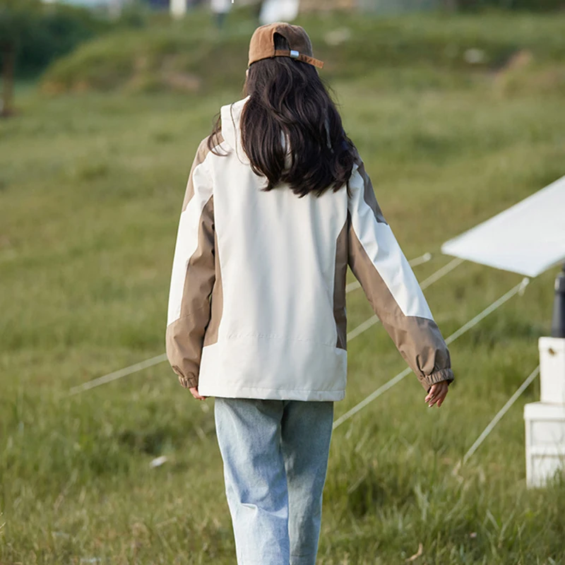 

Waterproof Hiking Jackets Women Windbreakers Down Jacket for Women New Three-in-one Mountaineering Coats Clothes