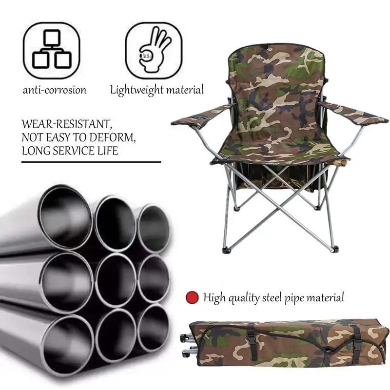 New Folding Chair With Sun Shield Camping Lounge Chair Comfort Lightweight Foldable Sun Protection Seat For Camping Fishing