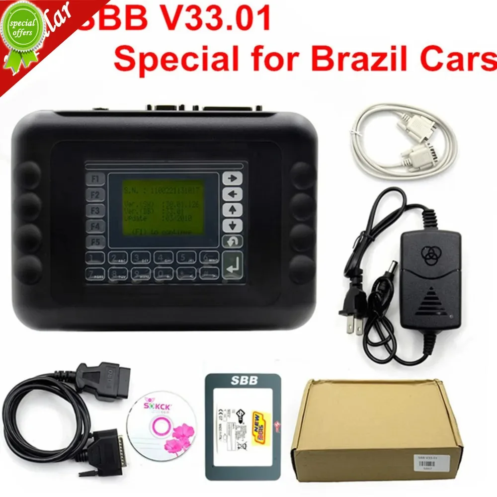 

The Car Key Programmer Applicable To Multi Brand Cars In Brazil Is More Powerful Than V33.01 And SBR Silca V33.02 Models