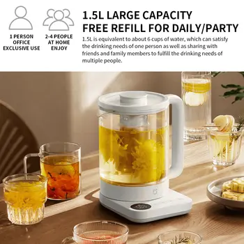 NOVINKA XIAOMI MIJIA Domácí spotřebiče Multifunkční rychlovarná konvice Health Pot N1 800W Nerezová ocel 304 Uchování tepla 8 nejlepší prodej Vnitřní hrnec Xiaomi - №2