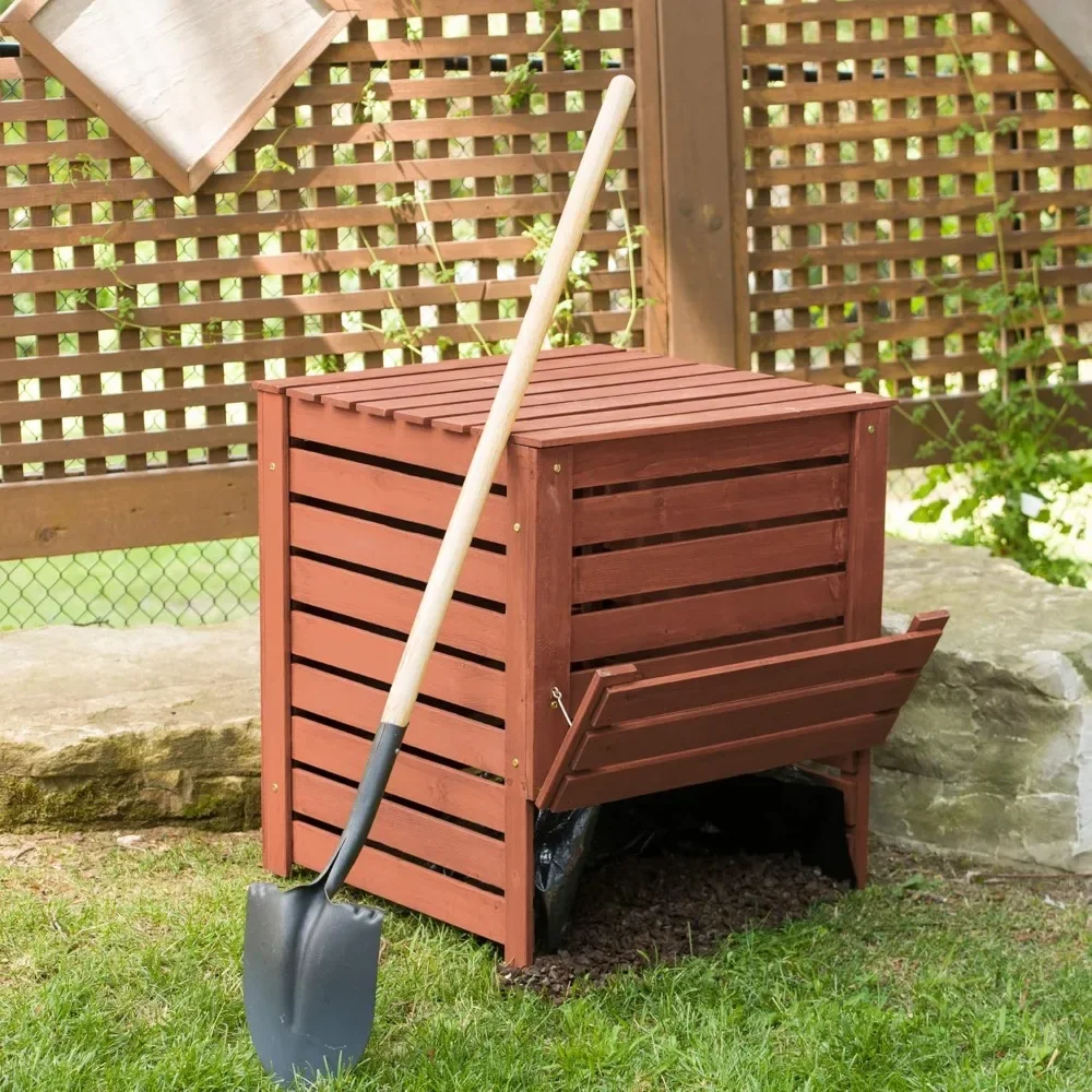 CB2730-I Outdoor-composting-Bins, Medium Brown