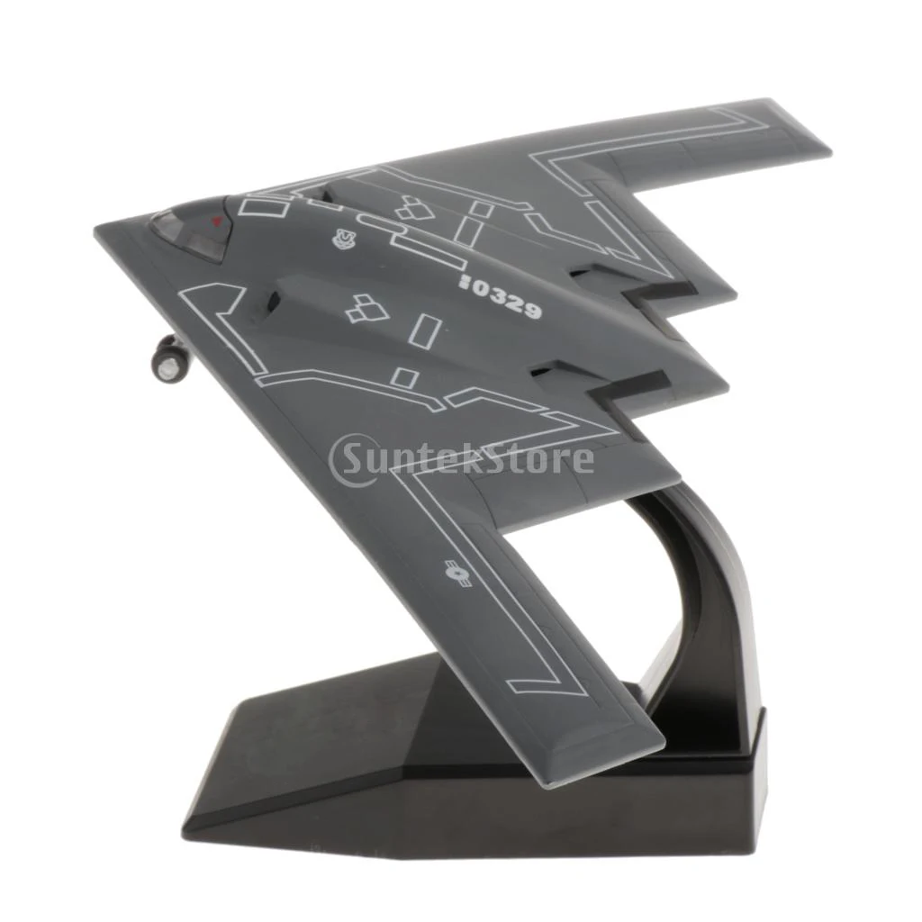 โมเดลเครื่องบินรบ B-2 ไดแคสต์ สเกล 1/200 พร้อมฐานตั้ง ของขวัญ