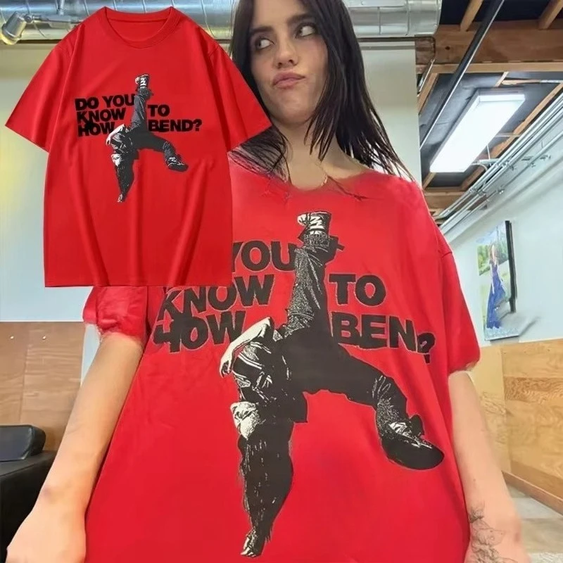 

Hit Me Hard and Soft Do You Know To How Bend Same Style Футболки с принтом Мужчины Женщины Мода Поп-музыка Футболки Летние футболки Топы